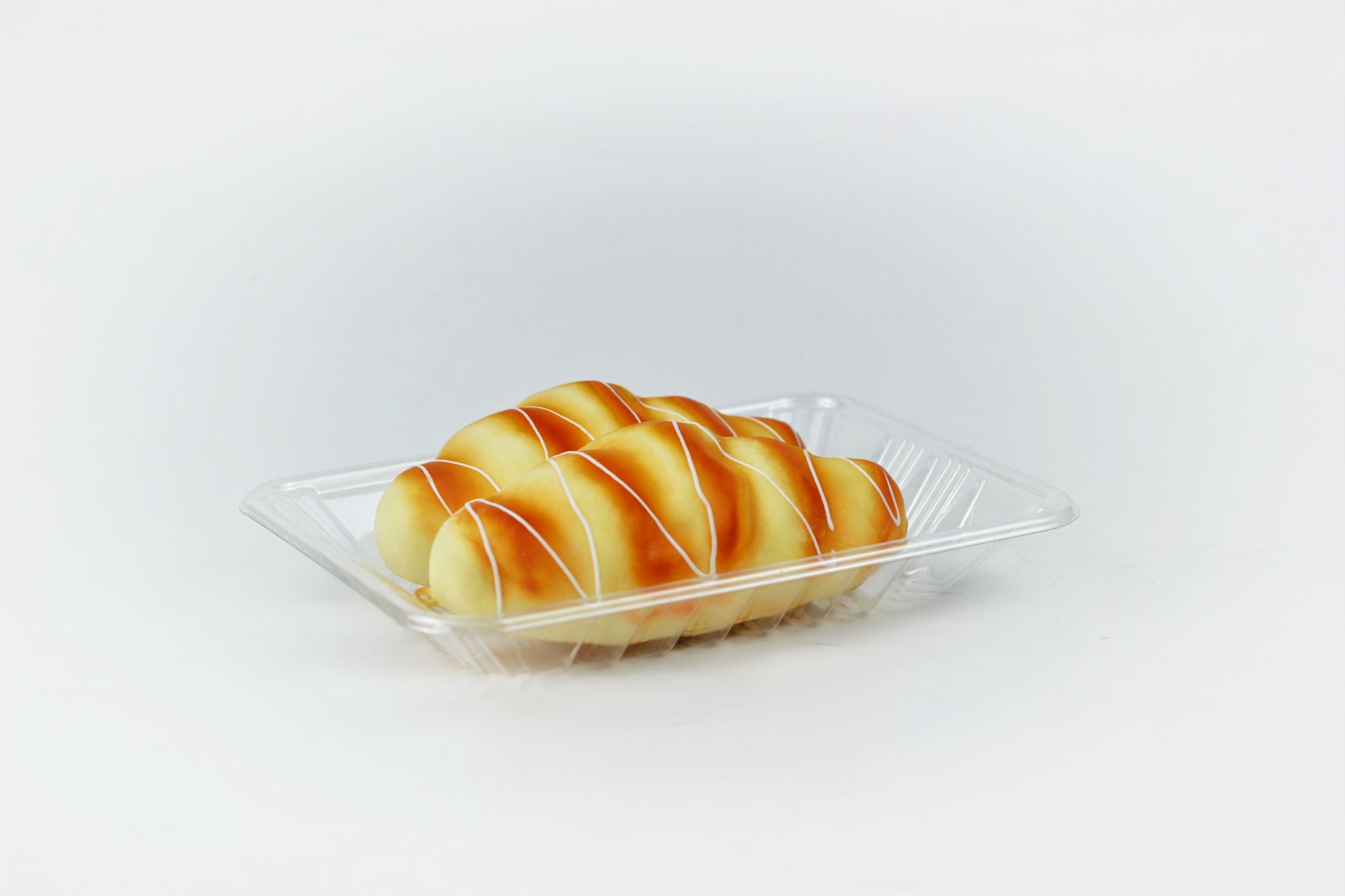 Free Sample Clear Food Fruit Veggie Cake Food Grad PET Plastic Tray Rectangular Serving Platter