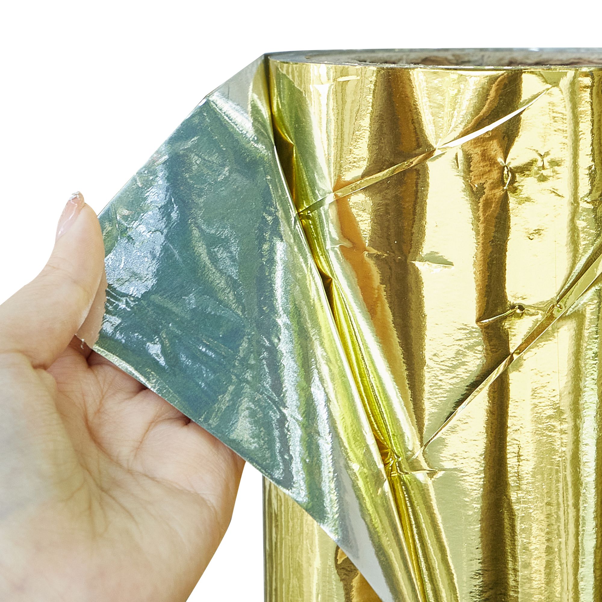 Gold Aluminum Foil Adhesive Laminate PET Film