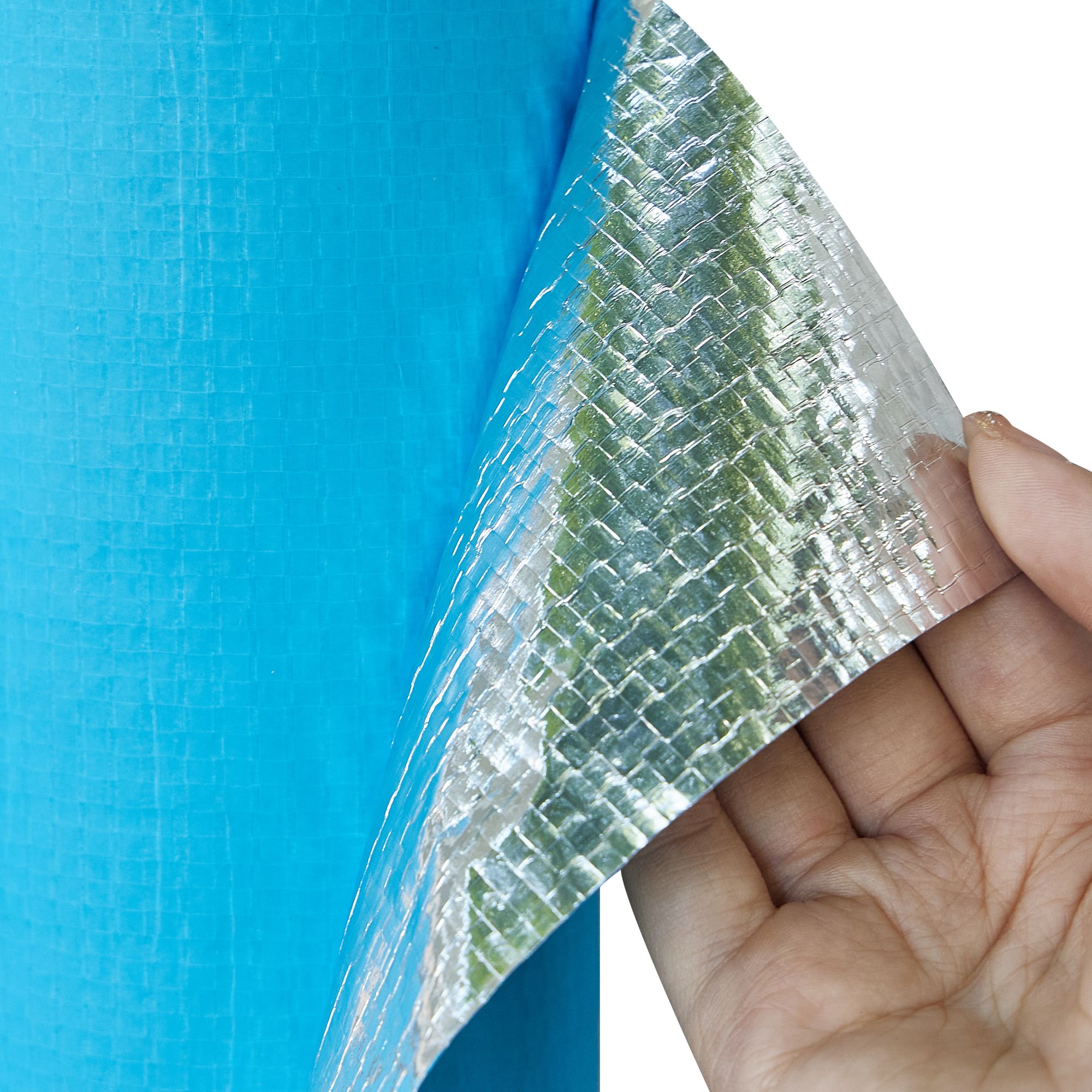 Blue Single sided foil sarking insulation