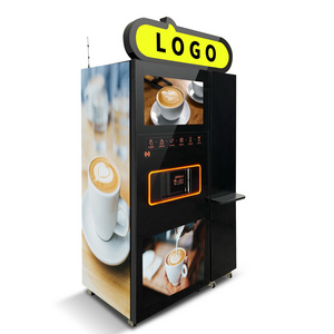 touch screen double boilers bean to cup coffee vending machine