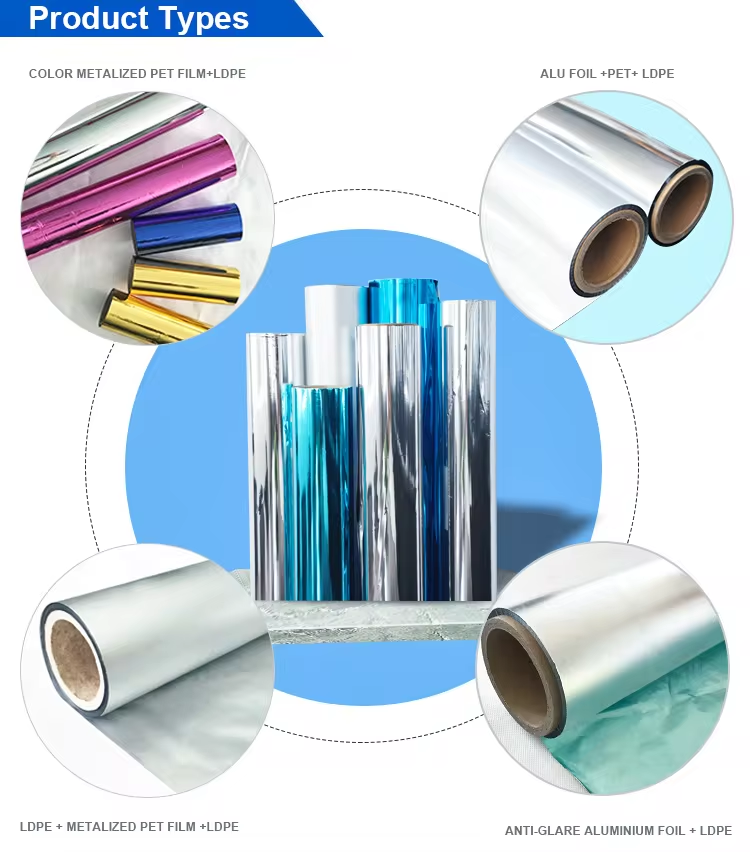 PET+AL+PE Three layers laminated insulation material