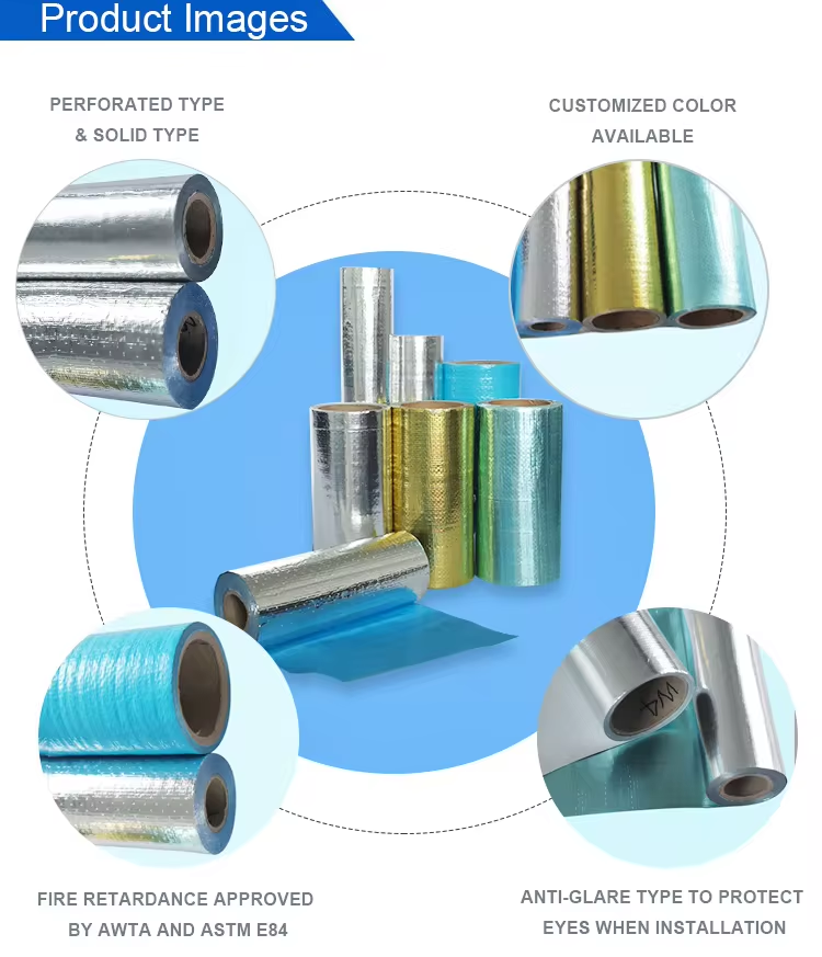 Insulation Double Side Perforated Aluminum Foil