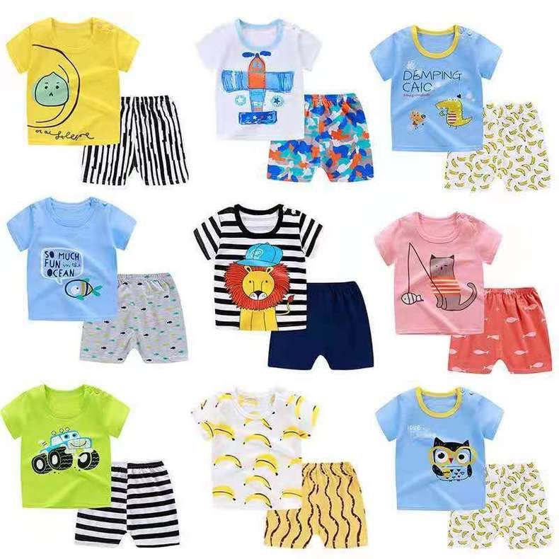 Wholesale New Fashion Summer Girl Kids Clothing Set For Boy