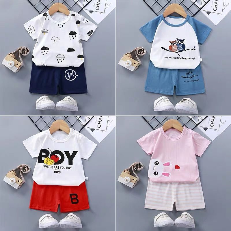 Wholesale New Fashion Summer Girl Kids Clothing Set For Boy