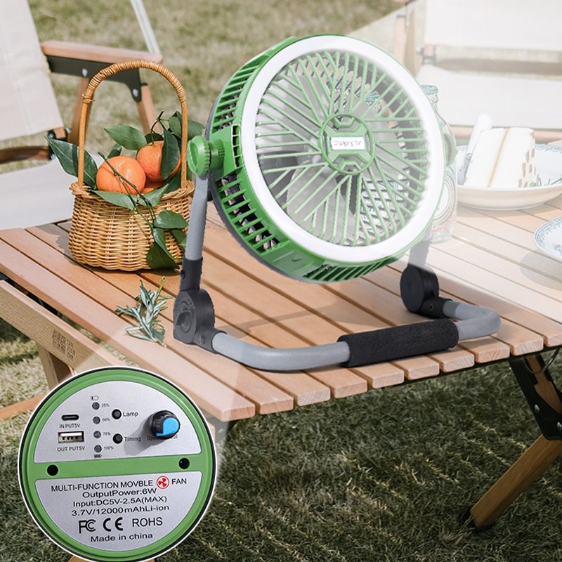 Home Charging 12 Inch Desk Outdoor Portable Solar Large Power AC DC 12v Electric Fan