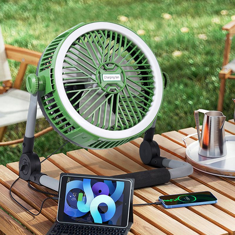 Home Charging 12 Inch Desk Outdoor Portable Solar Large Power AC DC 12v Electric Fan