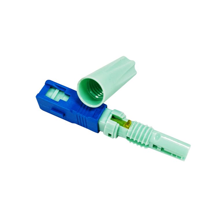 Gpon Optical Fiber Communication System Fiber Optic SC Fast Connector Quick Connector Ftth Connector