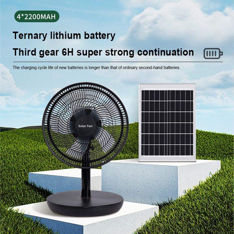 Portable Battery Operated Solar Powered Outdoor Fans