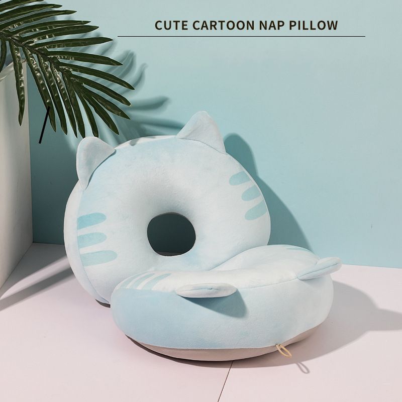 Cooling and Warming Dual-Sided Nap Pillow for Office and Student Use