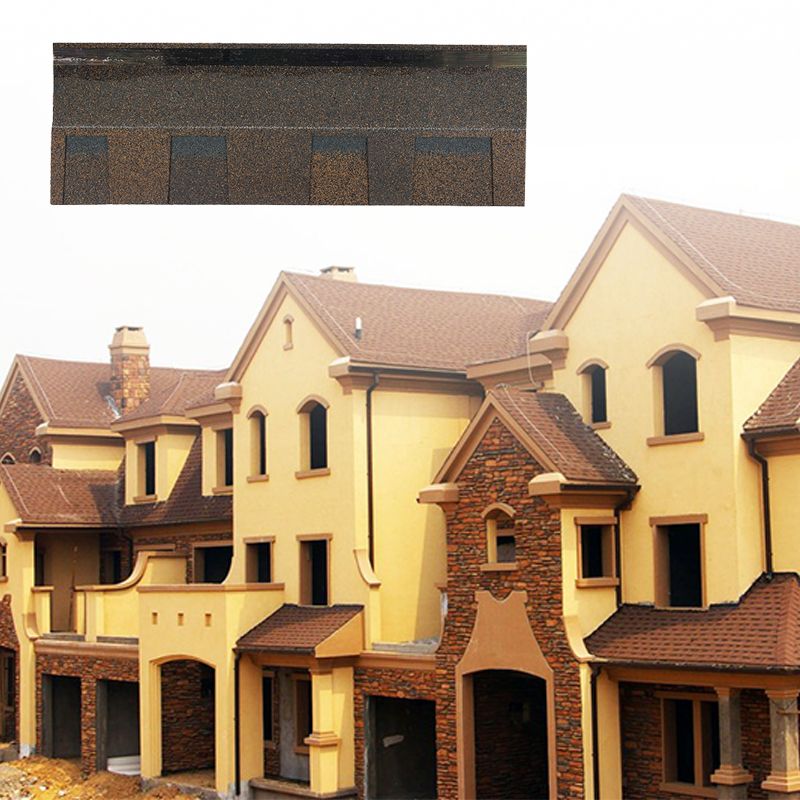 Colorful Laminated asphalt roofing Tile Asphalt Shingles