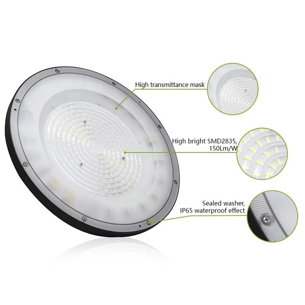 High Lumen Industrial Lamp Lighting Indoor UfO LED High Bay Light