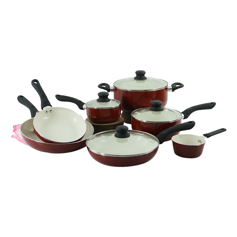 Kitchen Cookware Induction Cookware Granite Cooking Set with Frying Pans Sets