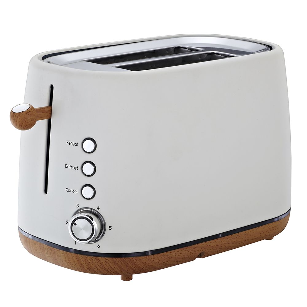 New Style Hot Sale Retro Stainless Steel Automatic Pop Up Function 2 Slice Toaster