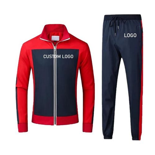 High quality full zip up nylon tracksuit breathable custom tracksuits for men