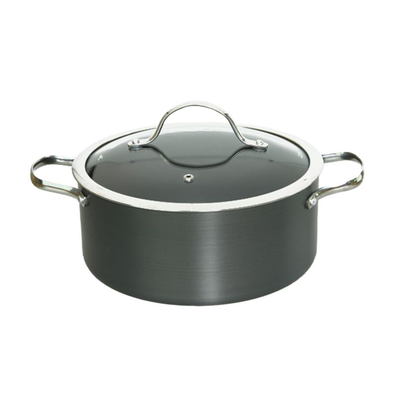 Hard Anodized Aluminum Cookwarefor All CooktopsPans and Pots Set