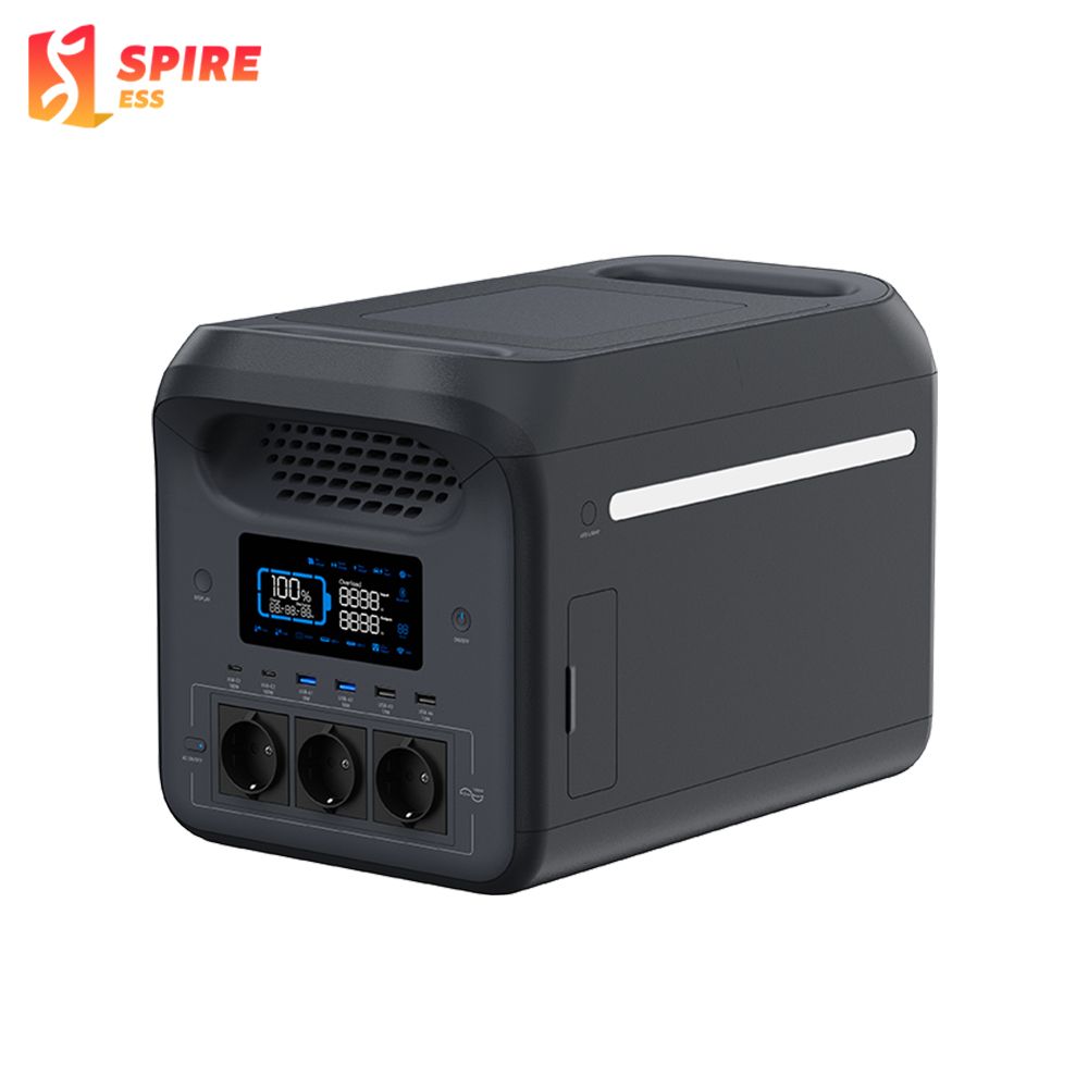 1800W 1229WH Portable Power Station Fast Charging Energy Storage Solar Generater UPS LiFePO4 Battery