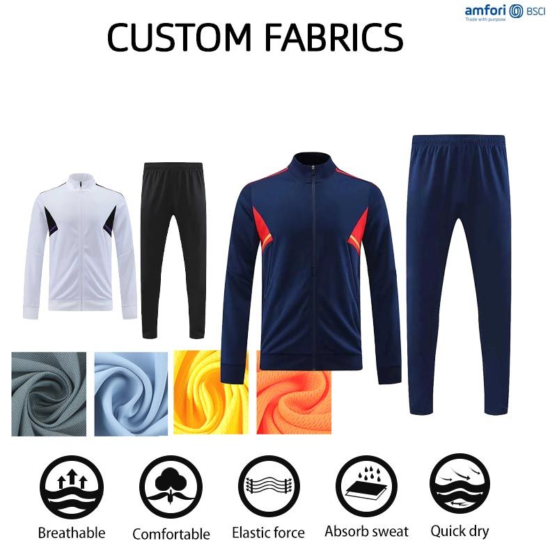 High quality men jogger sets breathable custom logo tracksuits for men