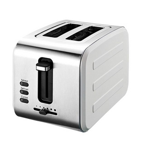 Smart Home Appliances 2 Slice Stainless Steel Sandwich Bread Ovens Toaster Wide Slot