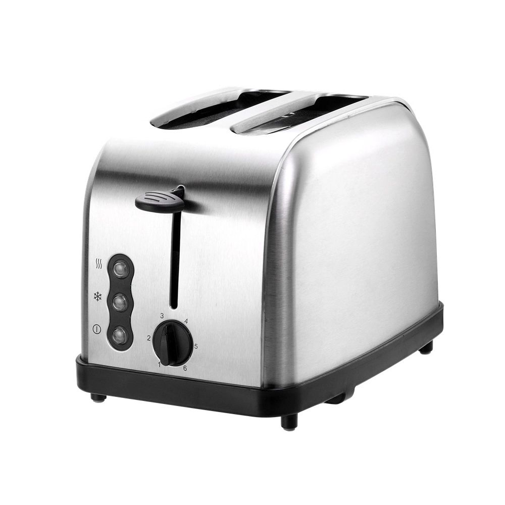 New Design Hot Sell Sandwich Electric 2 Slice Bread Stainless Steel Toaster Wide Slot