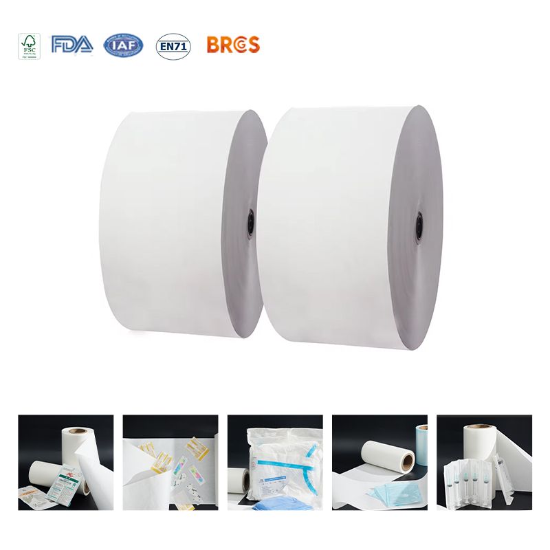 Hot Sale for EO and Sterilization, Combine with PP Film for Small Medical Instrument Packaging, medical Paper