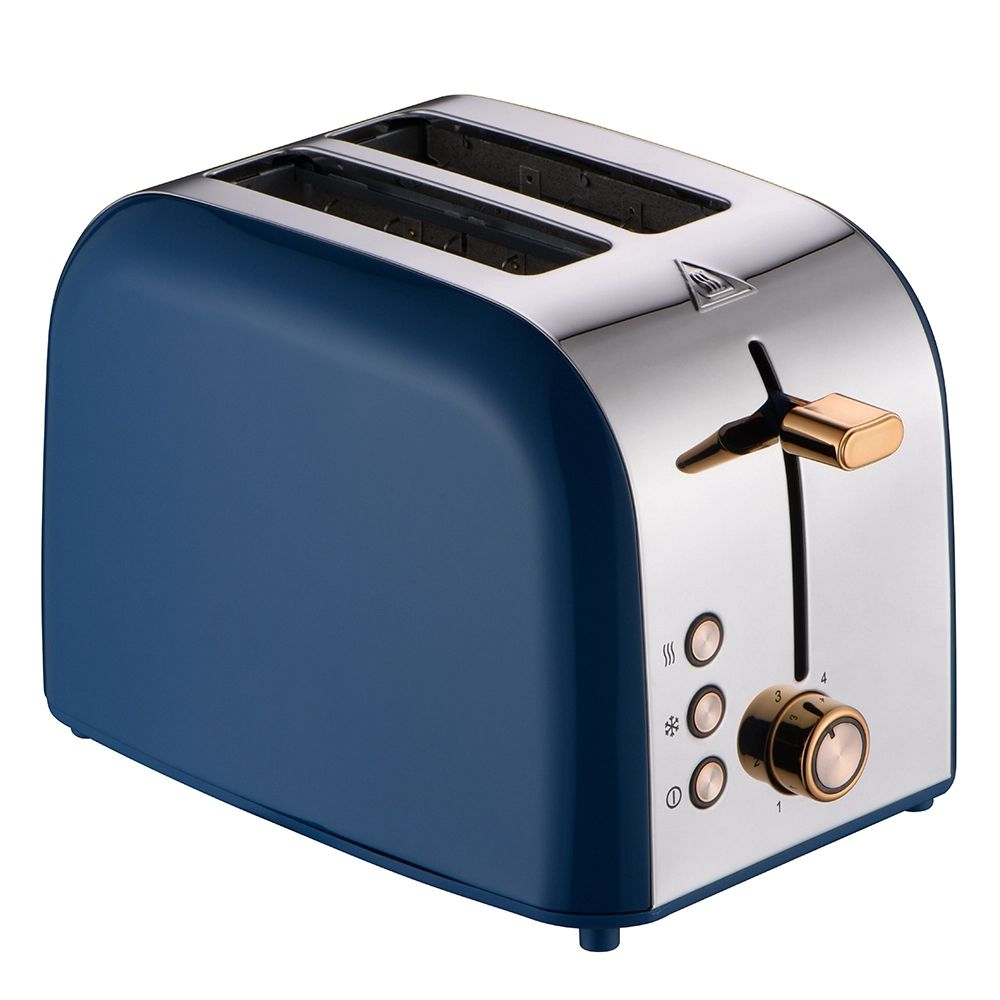 Commercial Wide Slot 2 Slice Stainless Steel Sandwich Toaster Maker