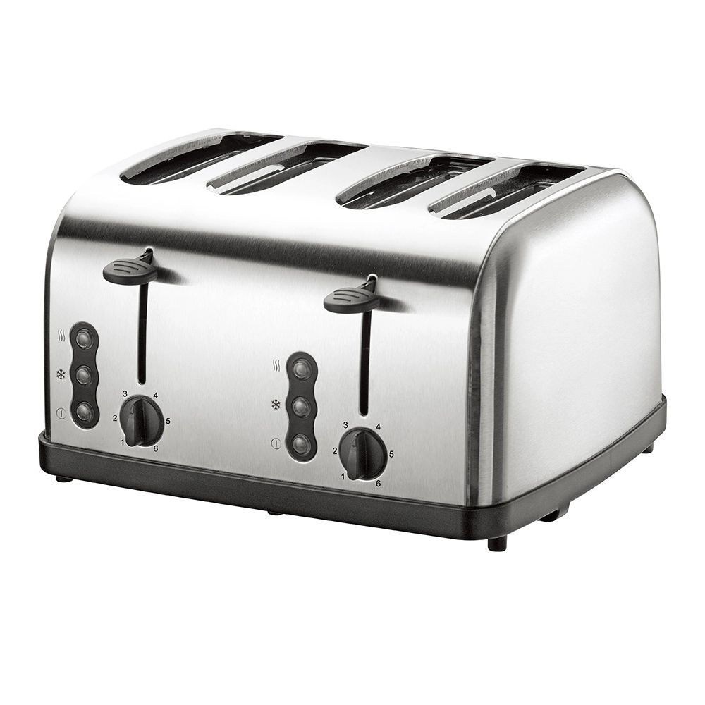 Kitchen Home Stainless Steel Extra Wide Slot Breakfast Bread Oven Toaster