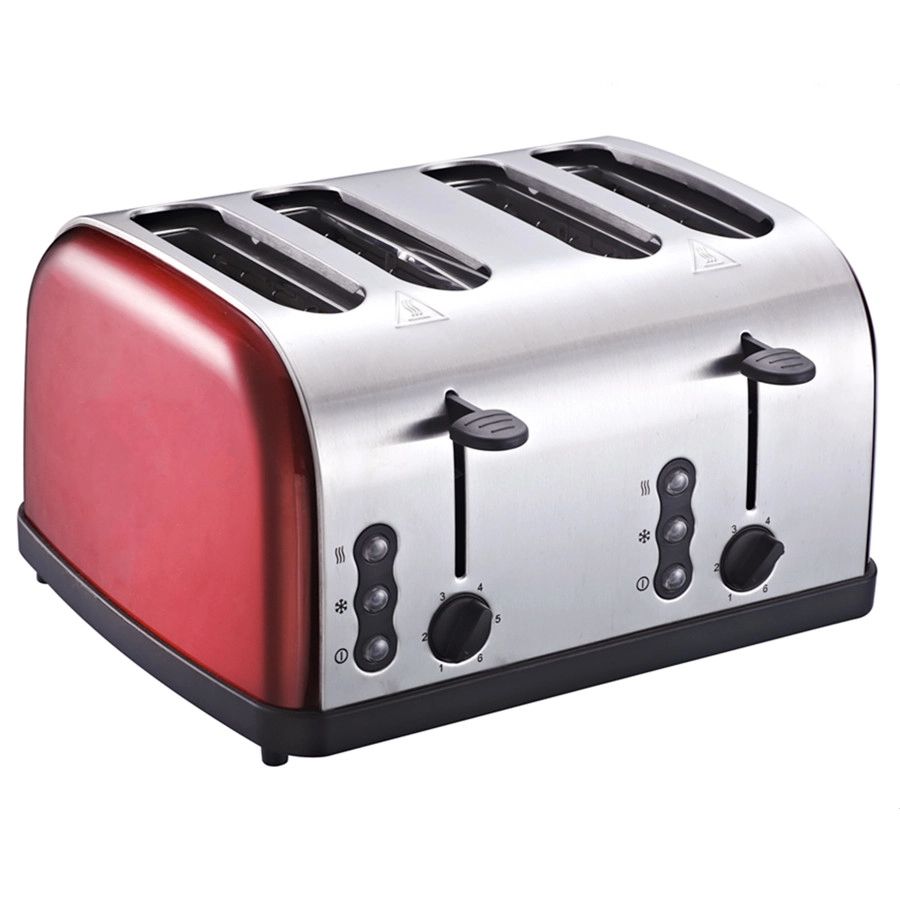 Hot Selling 4 Slice Automatic Pop Up Home Use Bread Oven Toaster