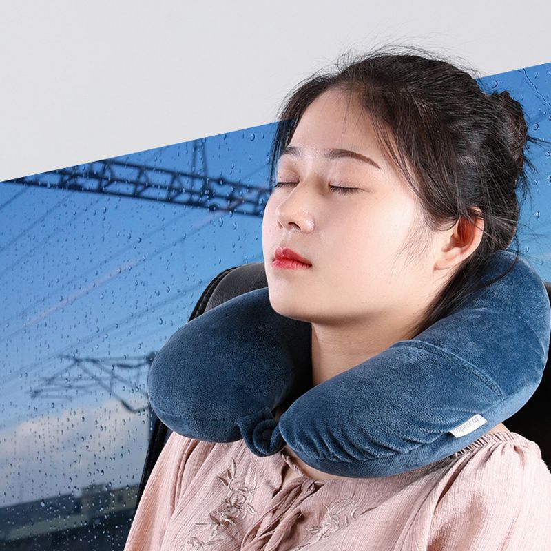 Hump Support U-Shaped Pillow Neck Protection Office Nap Travel