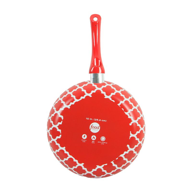 Personalized customizable pattern red frypan