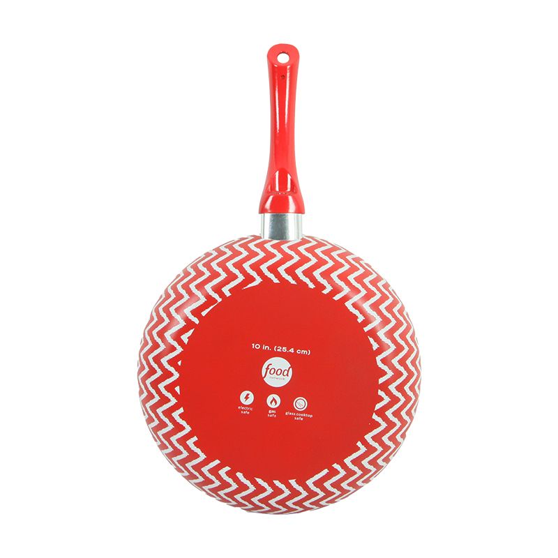 Personalized customizable pattern red frypan