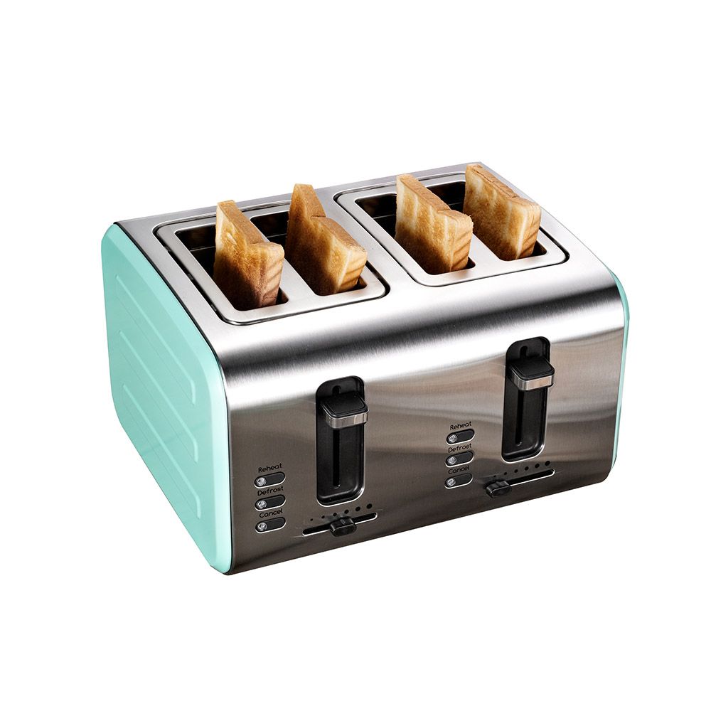 Home Appliance Electric 4 Slice Automatic Pop up Bread Stainless Steel Toaster Oven