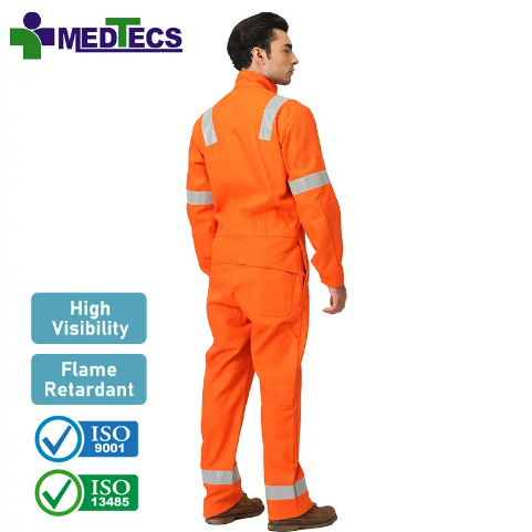 Antistatic OEM Workwear Comfort Spray Painting Reusable Washable Conjoined Reflective Coverall