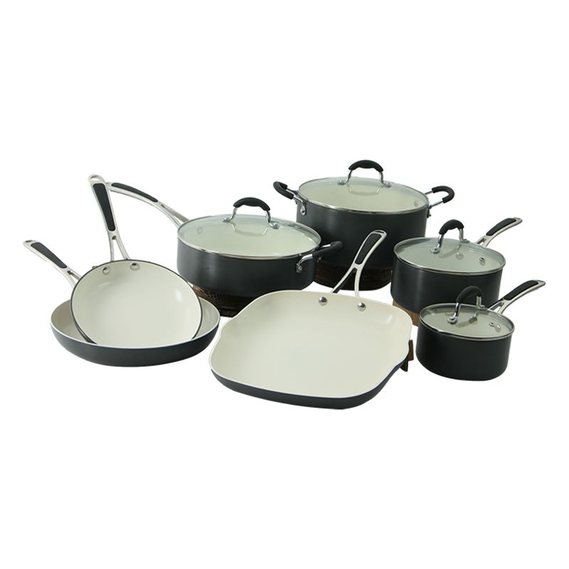 Kitchen Pots & Pans Saucepan Cooking Non-Stick Die-Cast Aluminum Cookingware FrypanSet