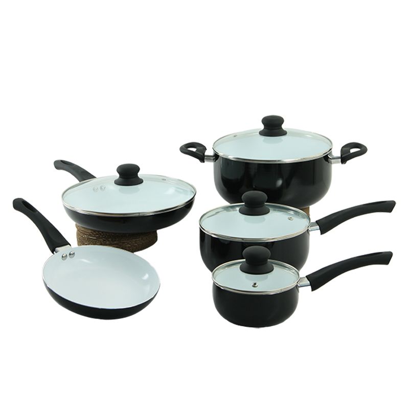 Kitchen Pots & Pans Saucepan Cooking Non-Stick Die-Cast Aluminum Cookingware FrypanSet