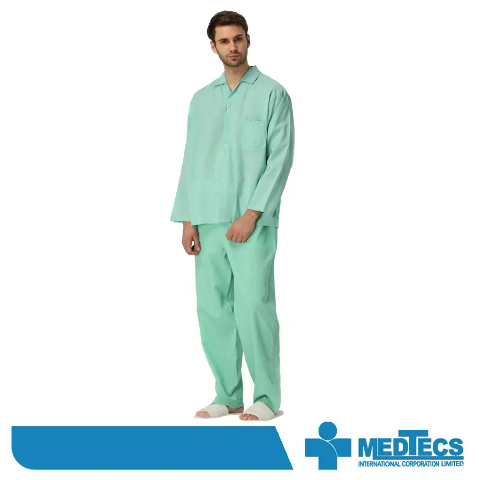 100% Polyester Custmerized Unisex Hospital Uniform-Patient Pajama