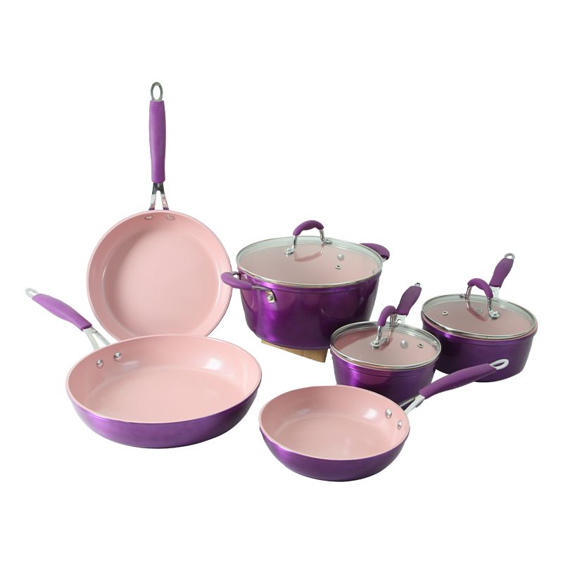 Saucepot Casserole Wok Pan Ceramic Non Stick Casserole Frypan Set