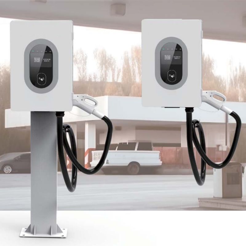 OEM ODM Electric Car EV Charger Type 2 AC Wall Box Home EV Charging Station With 4.3 Inch LCD Display