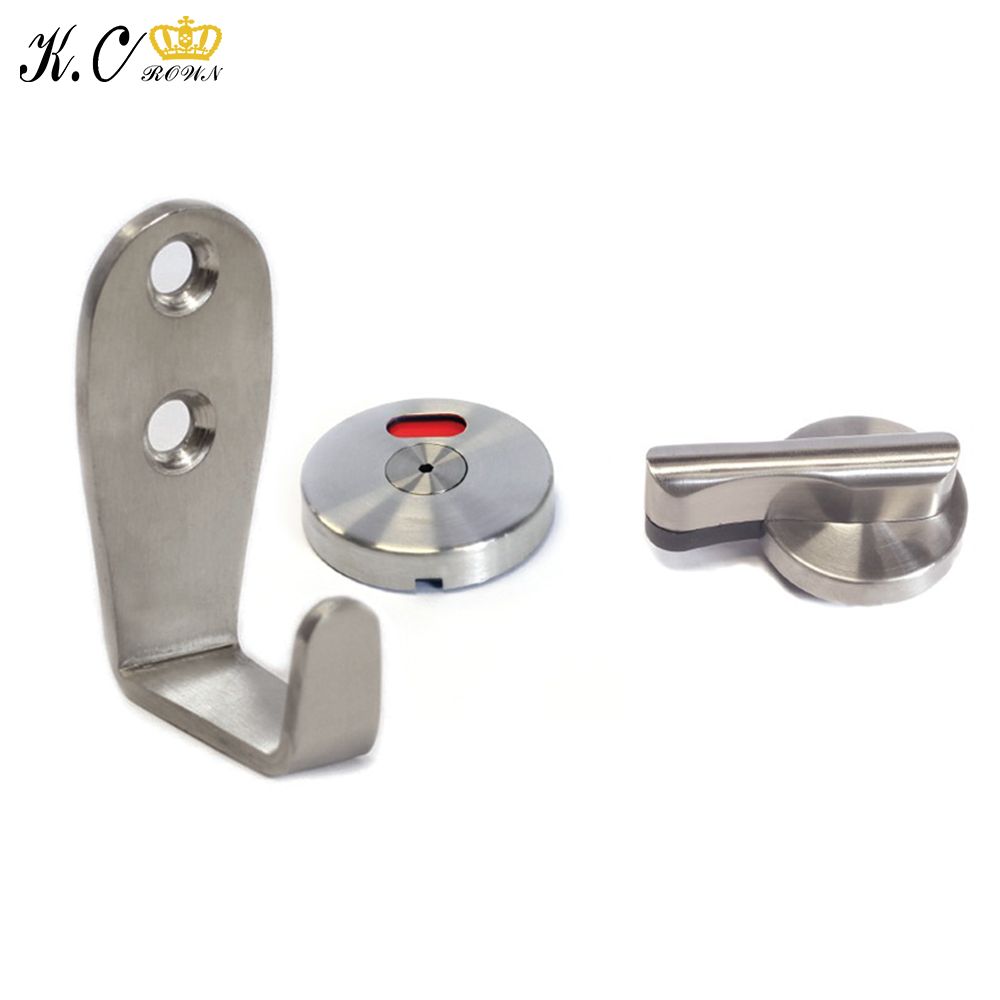 Public Bathroom Cubicle Hardware Stainless Steel Adjustable Legs Fittings Toilet Partition Accessories