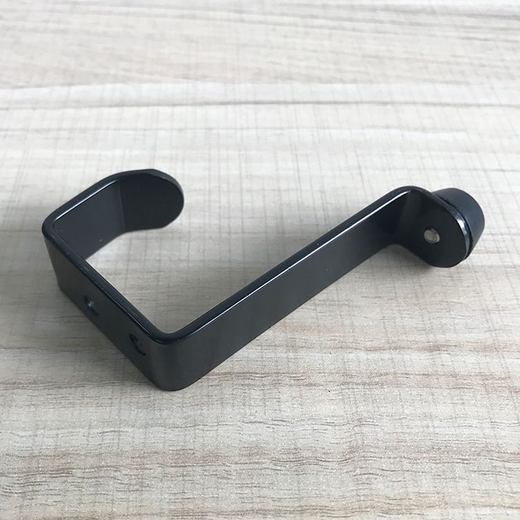 Black Toilet Hardware Cubicle Fittings 304 Stainless Steel Toilet Partition Accessories