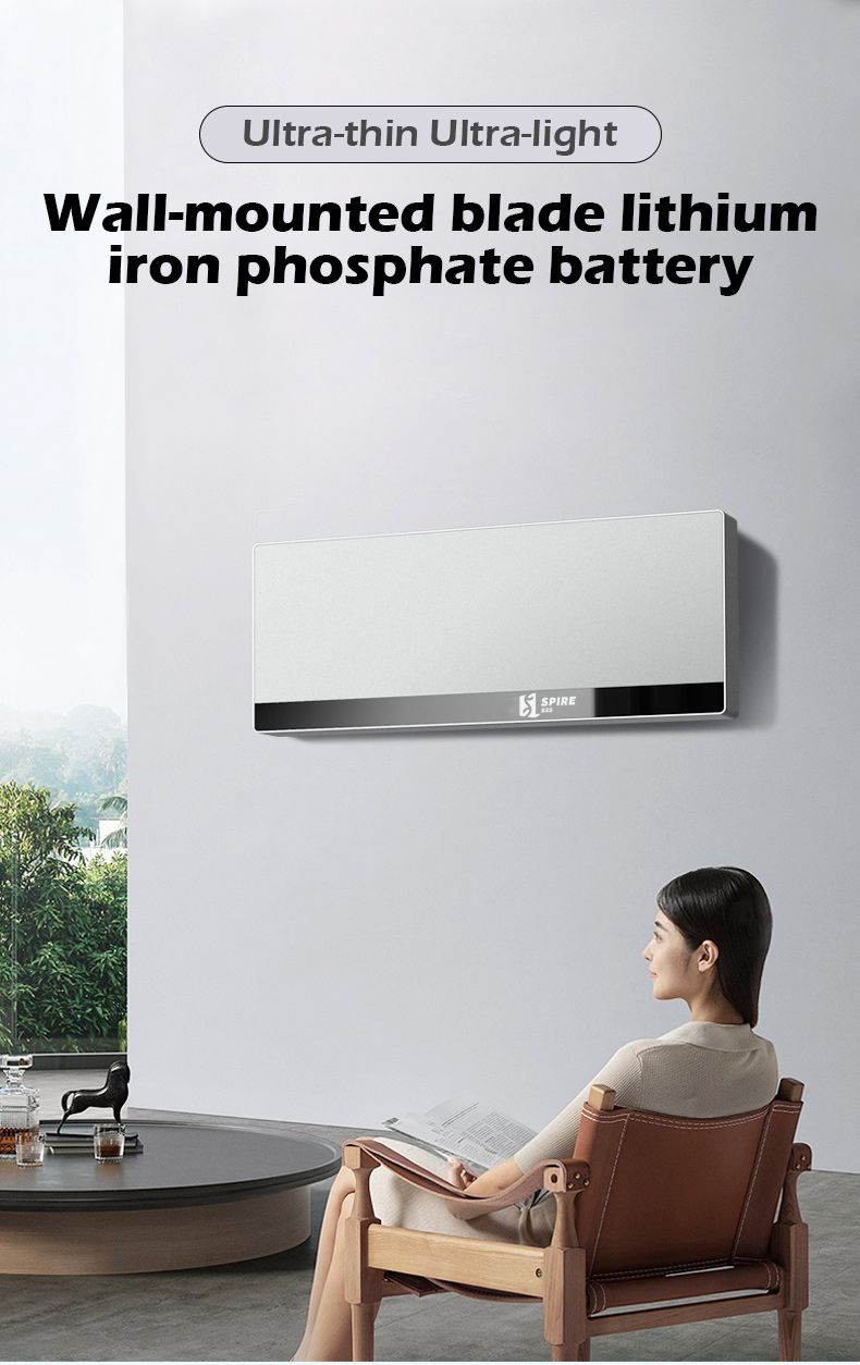 6.656kwh Low Temperature and Cold Resistance Wall-mounted Byd Blade Cell Lithium Iron Phosphate LiFePO4 Low Voltage Battery