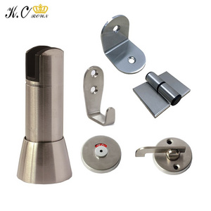 Hot selling Stainless Steel Cubicle Fittings Toilet Partition Accessories