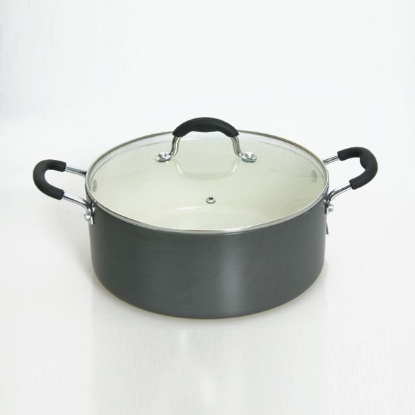 Kitchen Cast Iron Soup Non-stick Cookware Hot Food Warmer Stainless Steel Cooking Pot Set