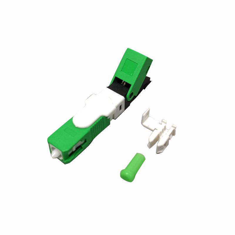 Fiber Optic Cable Adapter SC Embedded Optic Fiber Quick Fast Connector Connecting