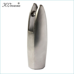 Stainless Steel Toilet Partition Glass Panel Leg Support