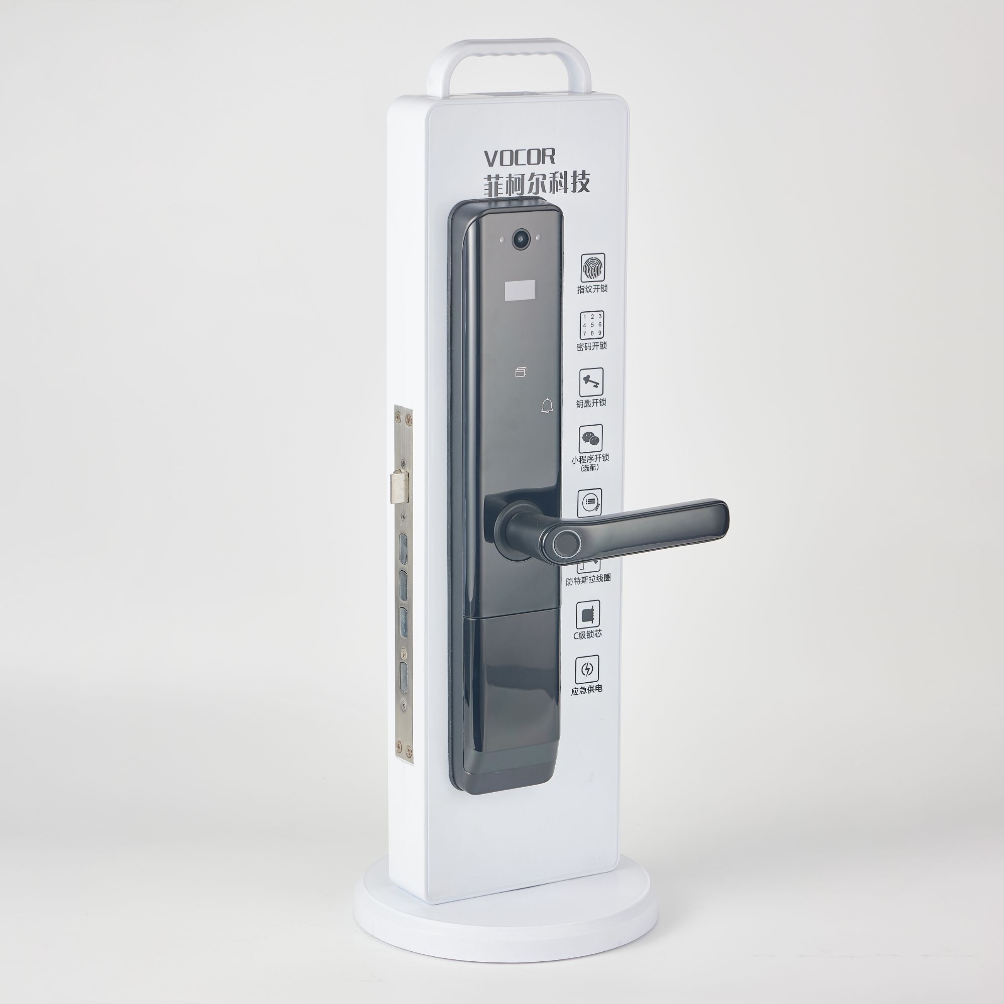 Intelligent Electronic Security Code Password Biometric Unlock Door peephole Fingerprint Smart Lock