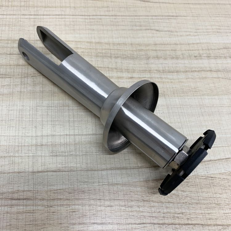 Stainless steel leg for toilet cubicles toilet partition hardware pedestal leg