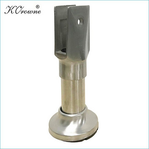 304 Stainless Steel Toilet Cubicle Accessories Adjustable Support Leg