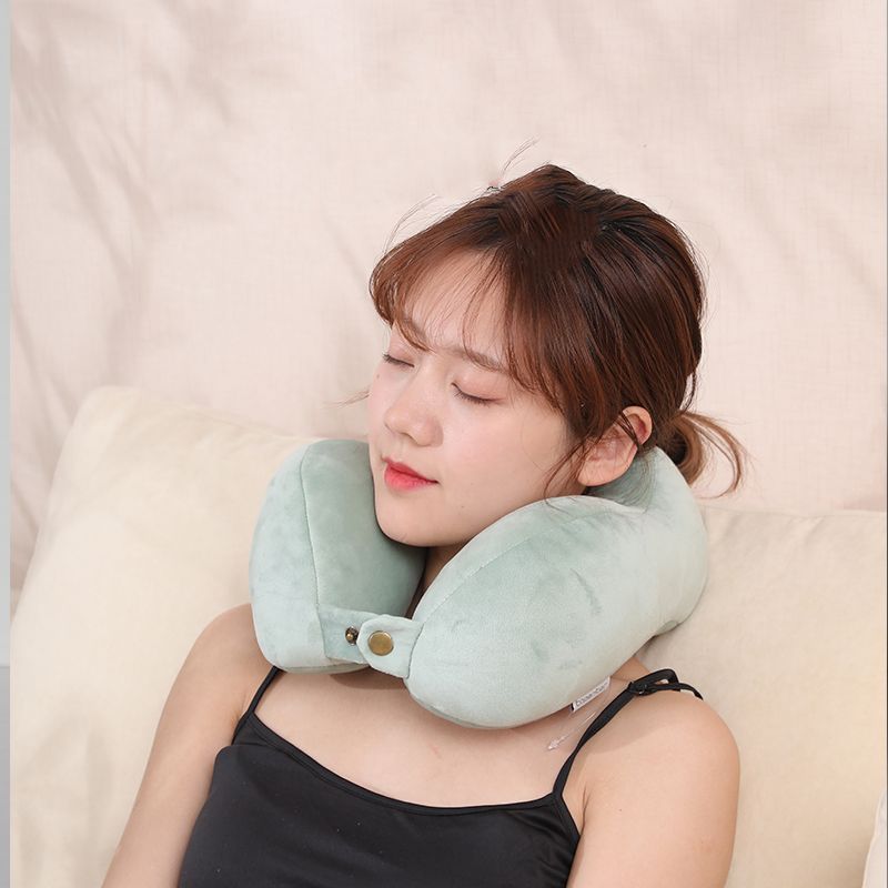 Upgraded Model Hump PP Cotton U-Shaped Pillow Travel With Composite Sponge Softened