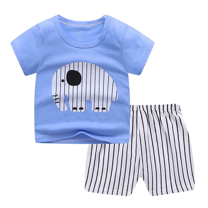 Suppliers China Summer Children Wear Clothes Cartoon Casual Cotton Kids Clothing Sets