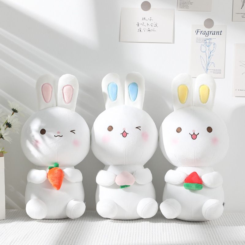 Crystal Short Plush Cartoon Rabbit Bunny Doll Cozy Holiday Gifts